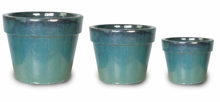 GLAZED BASIC POT CELADON KLEIN D18H16