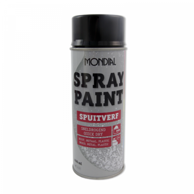 SPRAY PAINT RAL 9005 HG ZWART
