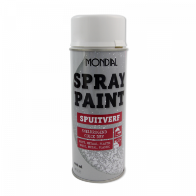 SPRAY PAINT RAL 9010 HG WIT