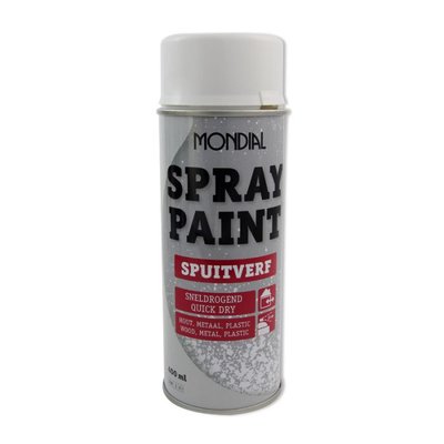 SPRAY PAINT RAL 9010 ZG WIT