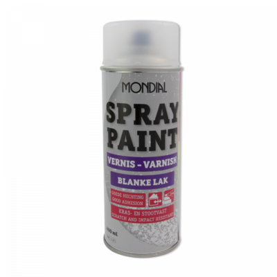 SPRAY PAINT BLANKE LAK HOOGGLANS 400ML
