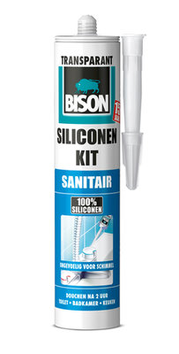 BISON SILICONENKIT SANITAIR TRANSPARANT 310ML