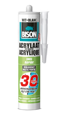 BISON ACRYLAATKIT WIT 30MINUTEN 310ML