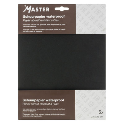 MASTER SCHUURPAPIER WATERPROOF FIJN K400