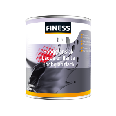 FINESS HOOGGLANSLAK 250ML 1404 FRIS BLAUW