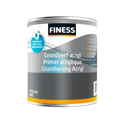 FINESS GRONDVERF ACRYL 250ML WIT