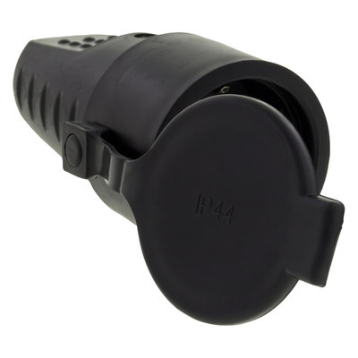 CONTRASTEKKER RA RUBBER 10/16A  ZWART