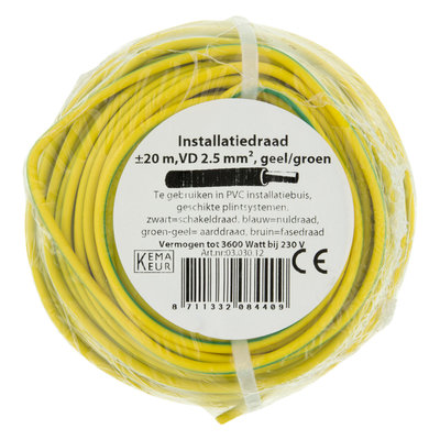 INSTALLATIEDRAAD VD 2.5 GR/GE 20M