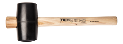 RUBBERHAMER 680GR, USA HICKORY