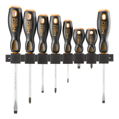 SCHROEVENDRAAIERSET 8 DELIG MET MUURHOUDER