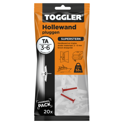 TOGGLER HOLLEWAND PLUG TA 20 STUKS