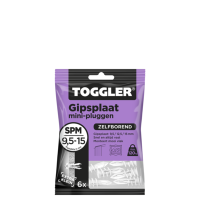 TOGGLER GIPSPLAAT PLUG SPM 6 STUKS