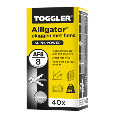 TOGGLER ALLIGATOR PLUG AF8 40 STUKS