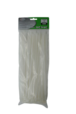 TIE RIBS LOSKOPPELB. 7.6  X 300 MM ZWART