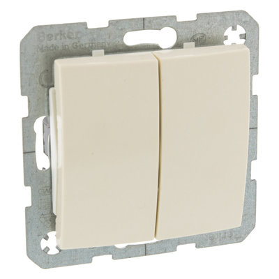 BERKER S1 INB. SCHAK. WISSEL CREME