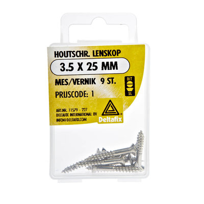 HOUTSCHR. LENSKOP 3.5 25 MM  MES/VERNIK