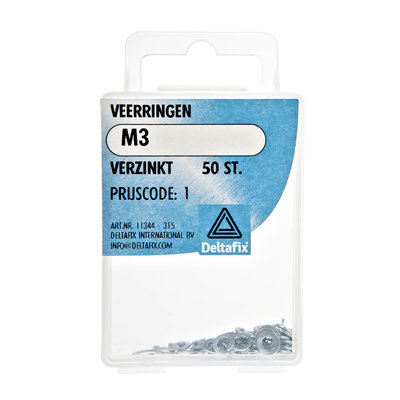 VEERRINGEN M3   VERZINKT