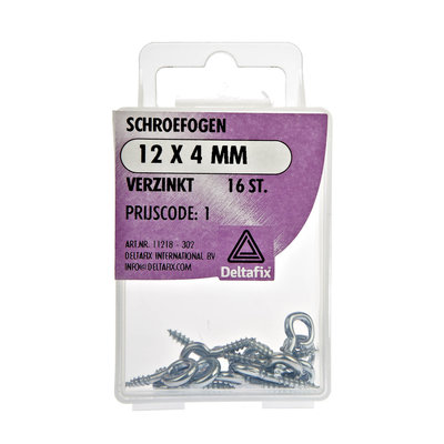 SCHROEFOGEN 12 4 MM  VERZINKT