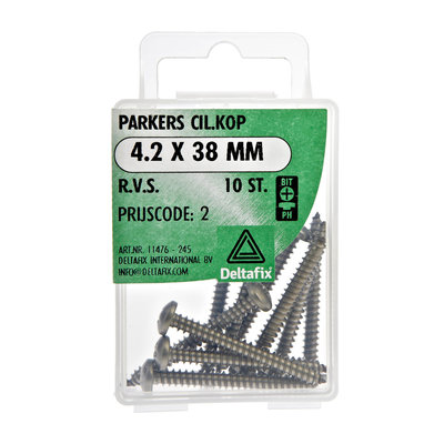 PARKERS CIL.KOP 4.2 38 MM  R.V.S.