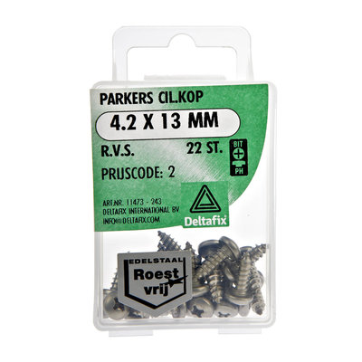 PARKERS CIL.KOP 4.2 13 MM  R.V.S.