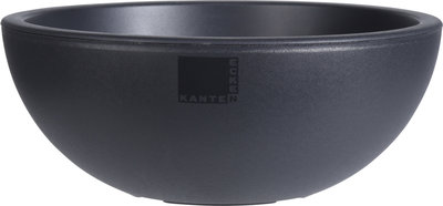 SCHAAL DIA 40 CM 16 CM HOOG ANTRACIET