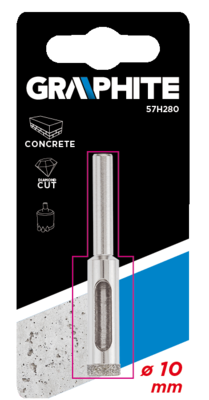 DIAMANT DOZENBOOR 10X30MM