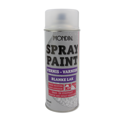 SPRAY PAINT BLANKE LAK ZIJDEGLANS 400ML