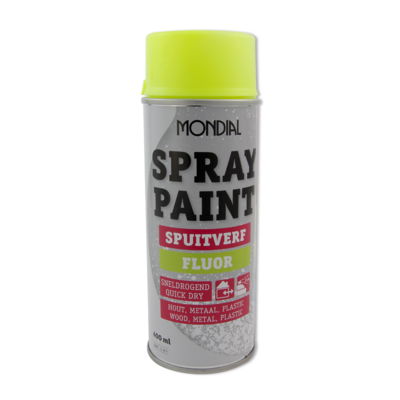SPRAY PAINT FLUOR GEEL 400ML