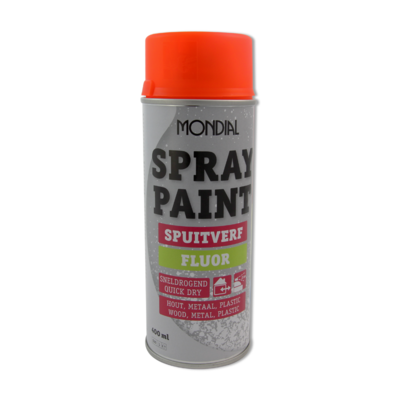 SPRAY PAINT FLUOR ORANGE 400ML