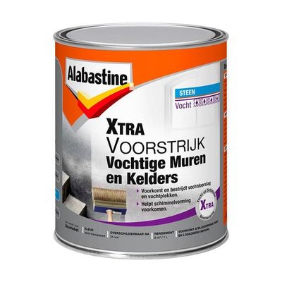 ALAB. VOORSTRIJK VOCHT. MUUR&KELD 1 LTR