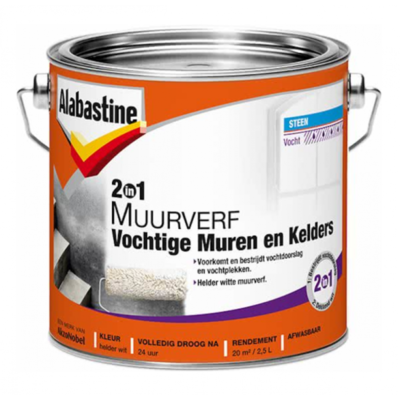ALAB. MUURV. BADKAMER&KEUKEN 2,5 LTR