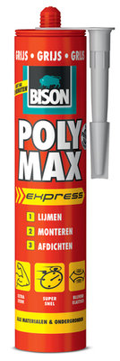 BISON POLY MAX EXPRESS GRIJS 425GR