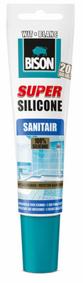 BISON SUPER SILICONENKIT SAN. WIT 150ML