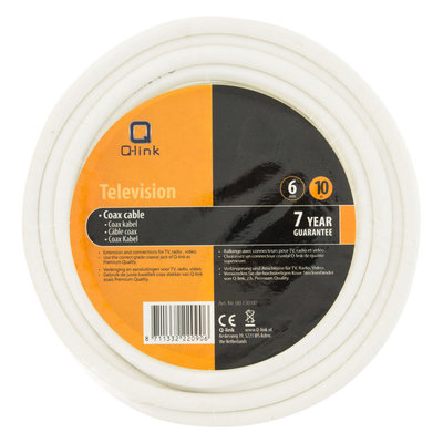 QL COAX KABEL RG59 WIT 10M