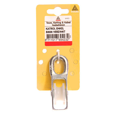HIJSKATROL ENKEL   8 MM VERZINKT