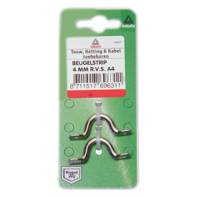 BEUGELSTRIP   4 MM R.V.S. A4