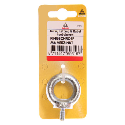 RINGSCHROEF TYPE 580   M8 VERZINKT