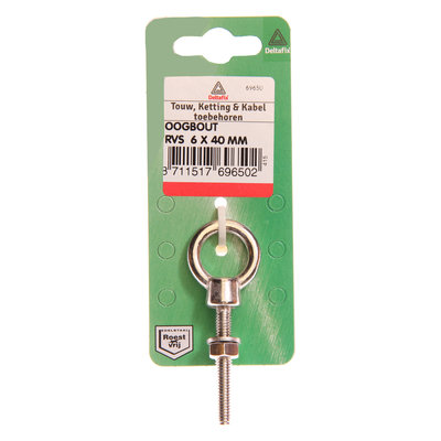 OOGBOUT 80 MM  8 MM R.V.S. A4