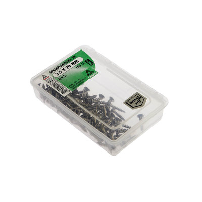 SPAANPLAATSCHR. KK 3.5 20 MM  R.V.S
