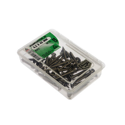 SPAANPLAATSCHR. KK 4.5 40 MM  R.V.S