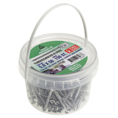 VLONDERSCHROEF HI-SP TX-25 5.0 80 MM RVS 100 ST