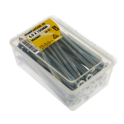 SPAANPLAATSCHR. KK 6.0 100MM  VERZINKT