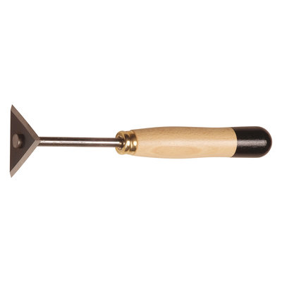 CG DRIEHOEKSCHRAPER GEBLAUWD  8CM