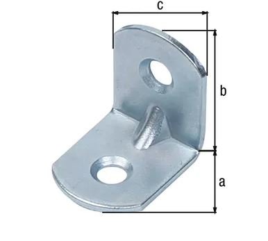 STOELHOEK VERZINKT 50X50X14MM 4STUKS