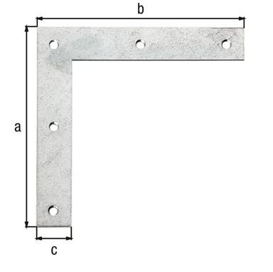 RAAMHOEK VERZINKT 200X200X30MM
