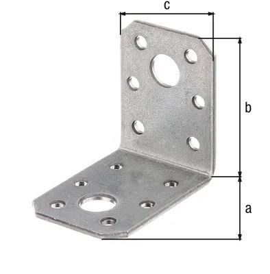 HOEKVERBINDER VERZINKT 50X50X35MM