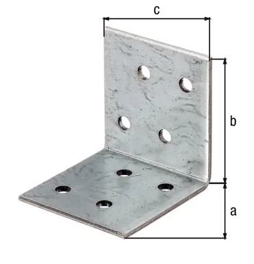 HOEKVERBINDER VERZINKT 40x40x40MM