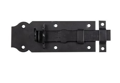 HANGSLOTGRENDEL VERZ. ZWART 140MM