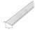 SLIJTSTRIP GERIBBELD ALUM. 40x3MM 1MTR SLIJTSTRIP GERIBBELD ALUM. 40x3MM 1MTR
