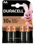 DURACELL ALKALINE AA 4 STUKS